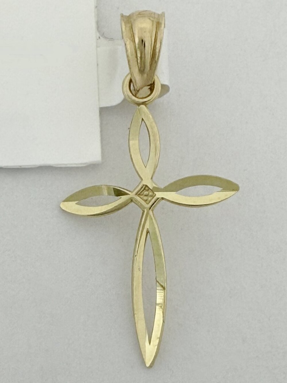 10kt 10k Yellow Gold Womens Cross Religious Charm Pendant